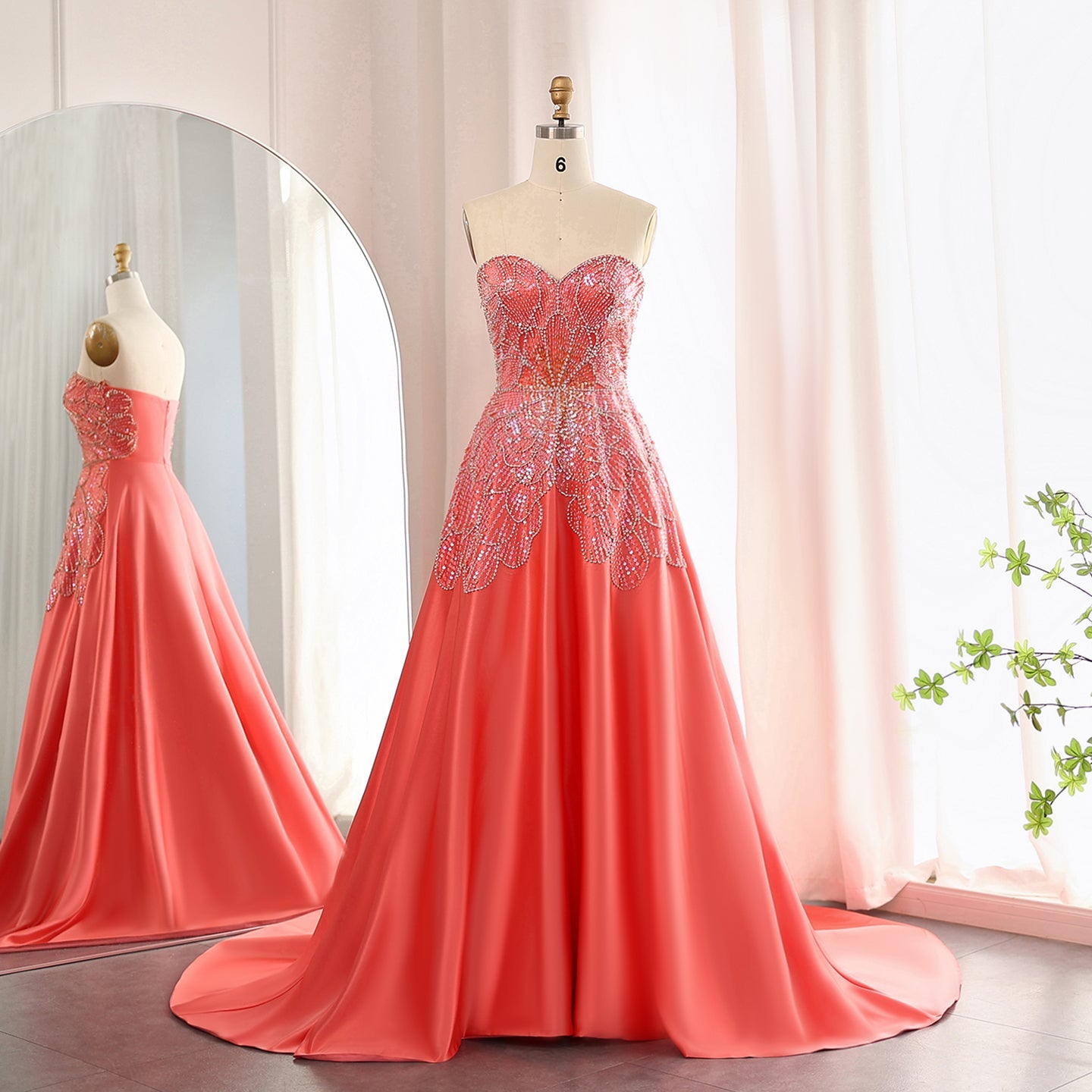 Butterfly evening dress best sale