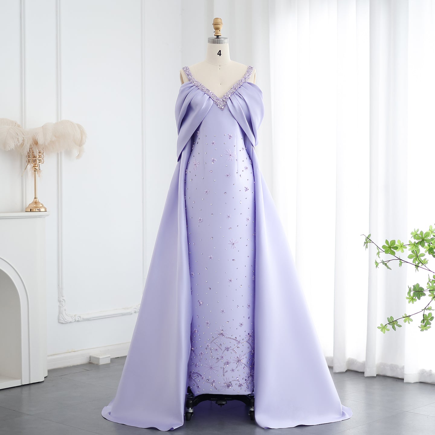 Lilac evening gown on sale